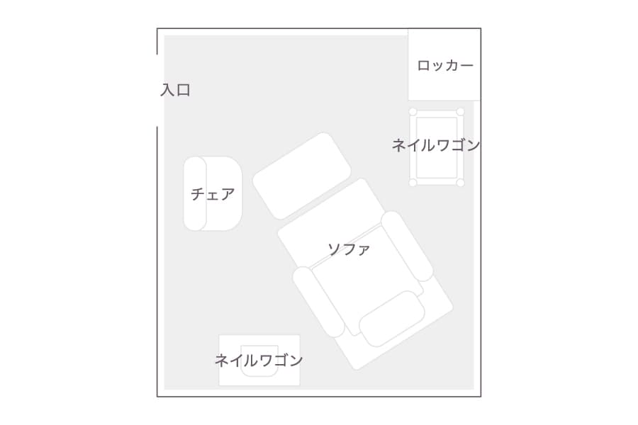SHE NAIL 間取り