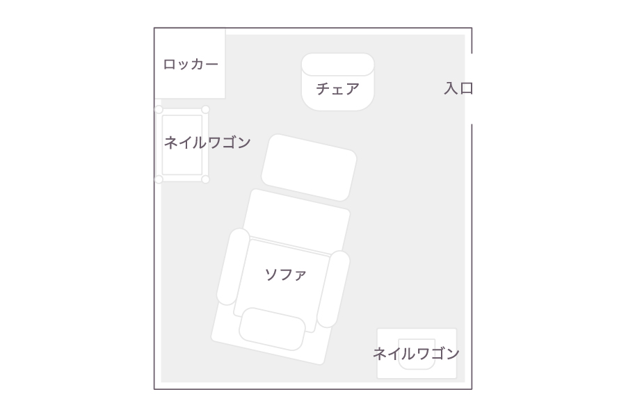 SHE NAIL 間取り