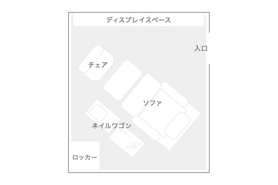 SHE NAIL 間取り