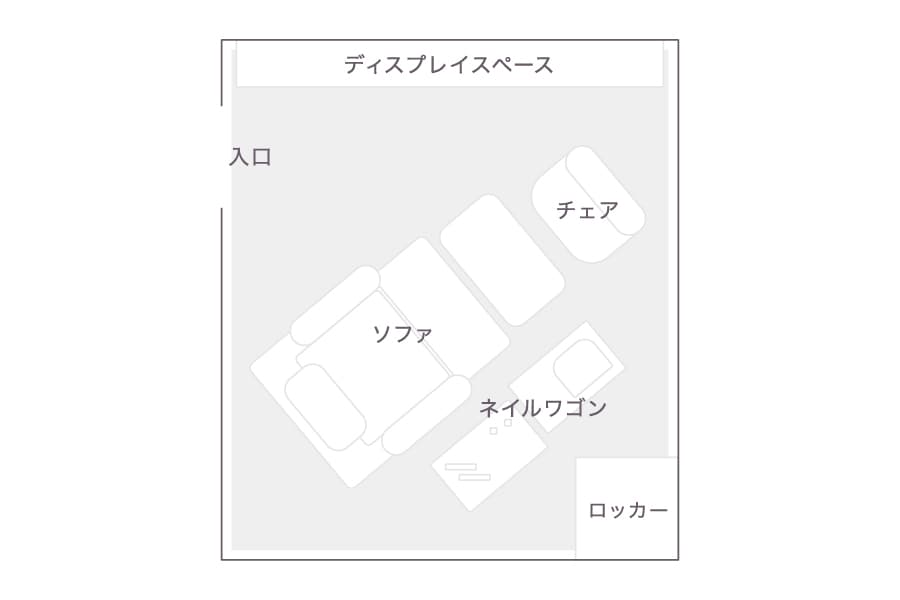 SHE NAIL 間取り