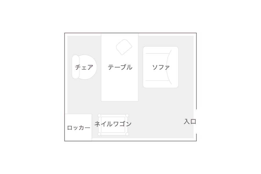 SHE NAIL 間取り
