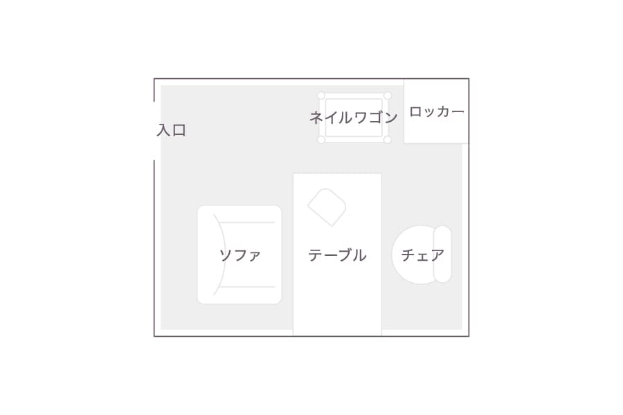 SHE NAIL 間取り