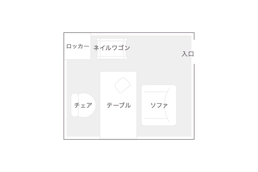 SHE NAIL 間取り