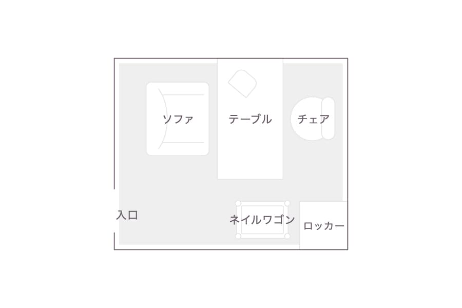 SHE NAIL 間取り