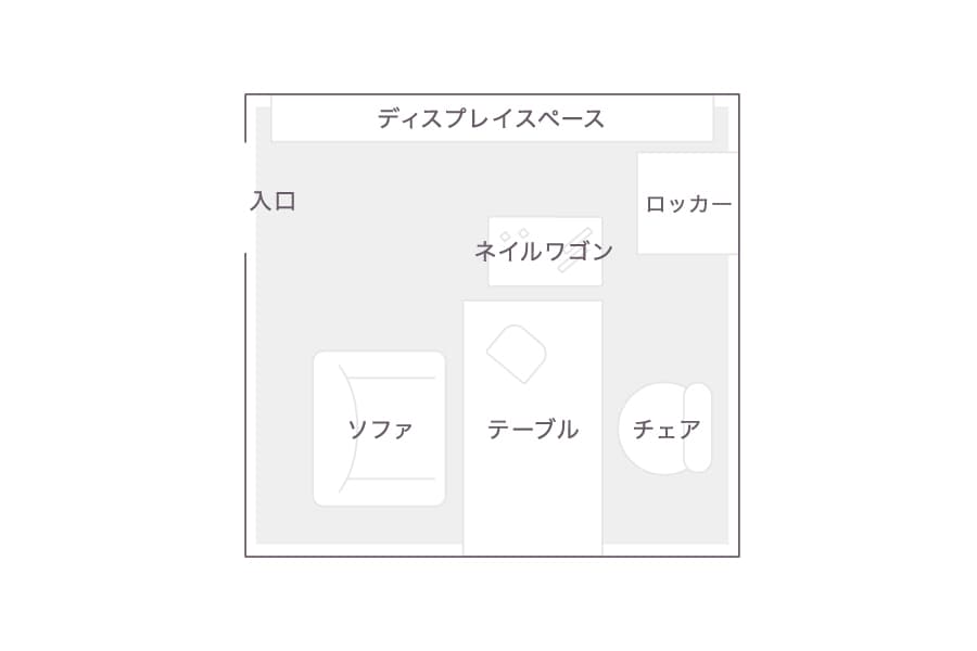 SHE NAIL 間取り