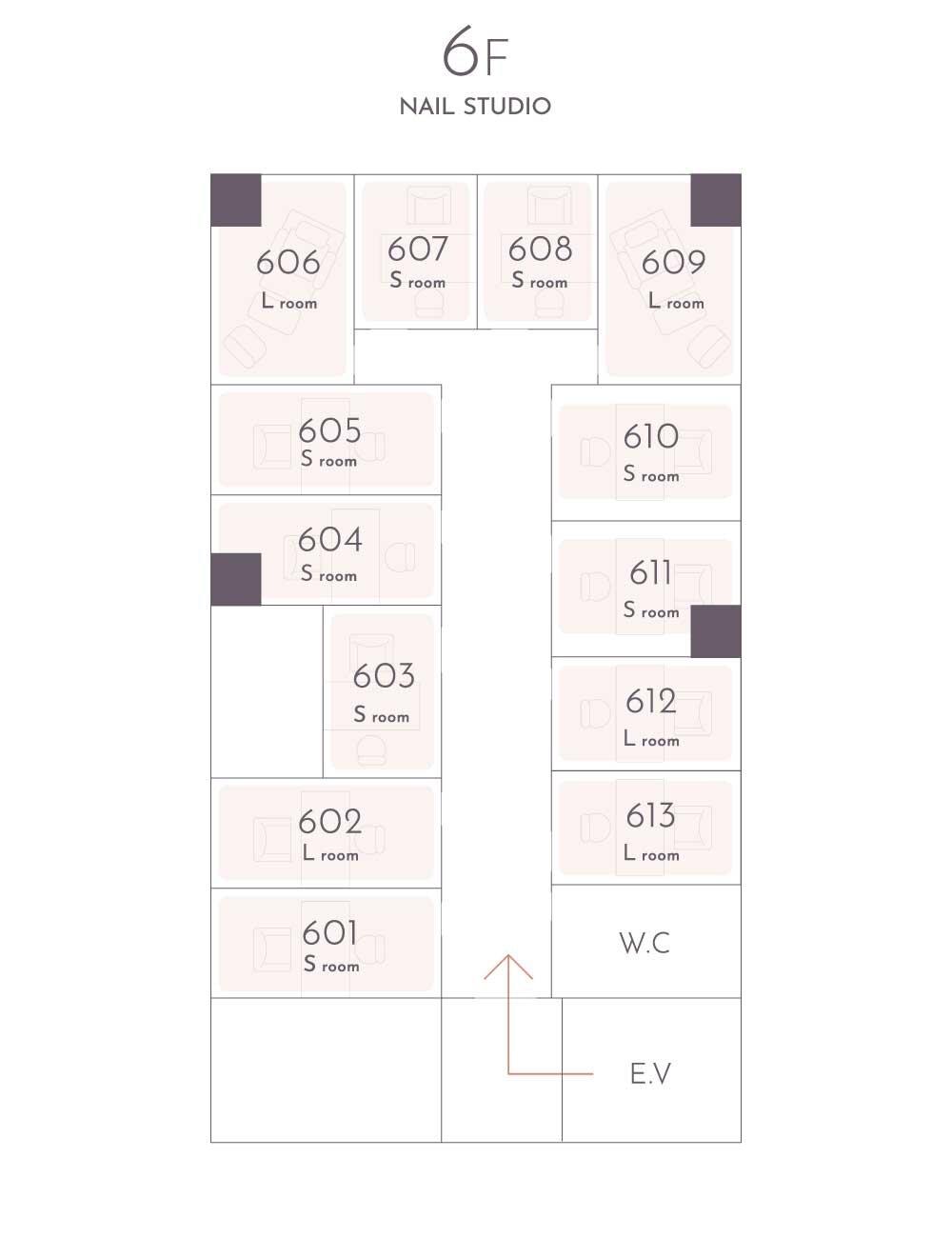 FLOOR MAP 608