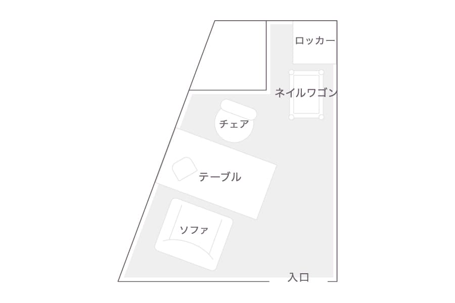 SHE NAIL 間取り