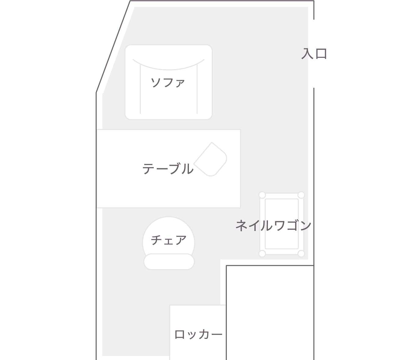 SHE NAIL 間取り